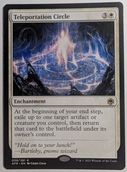 Teleportation Circle (039/281) Adventures in the Forgotten Realms