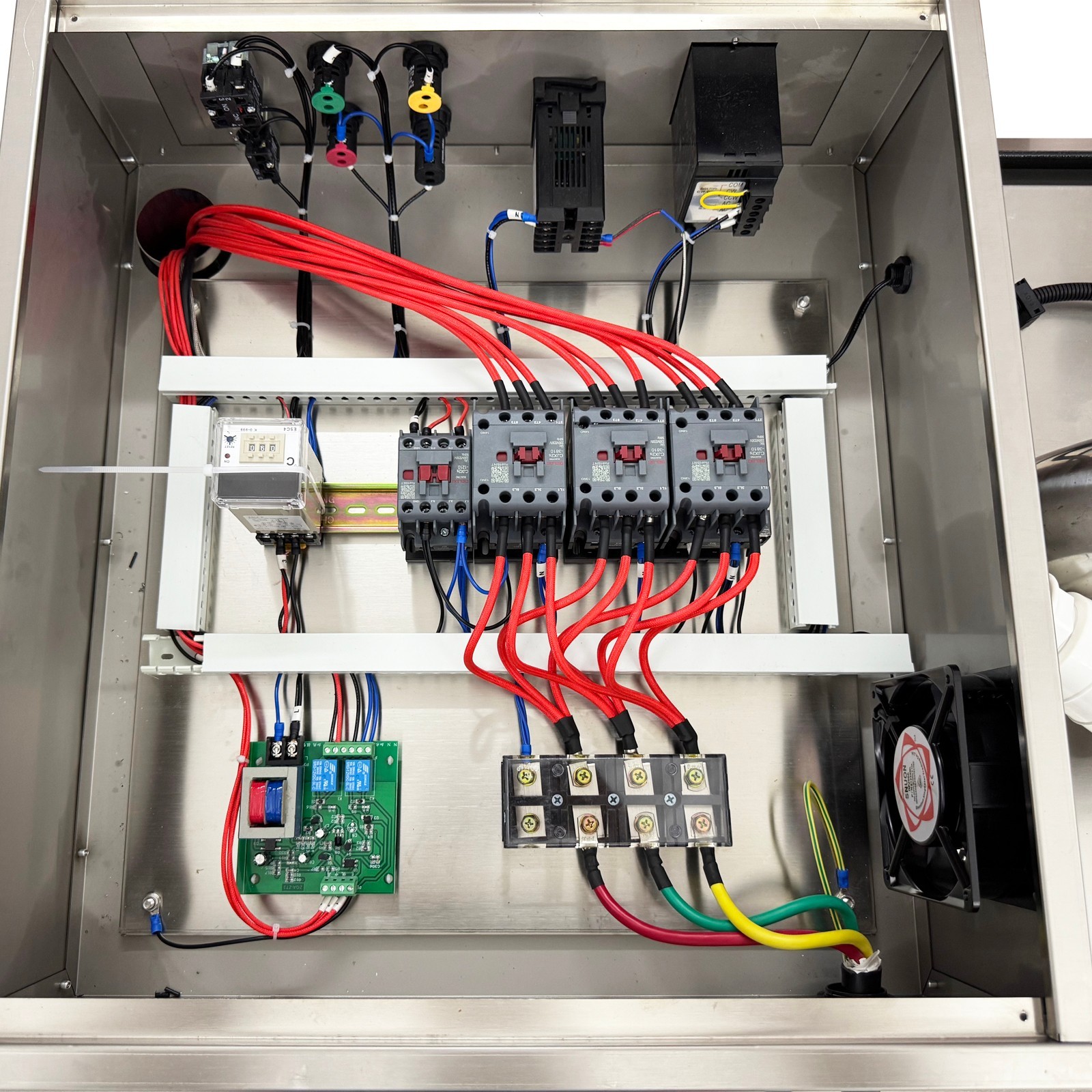 Automatic Label Steam Shrinking Machine with 24KW Steam Generator 220V 3PH