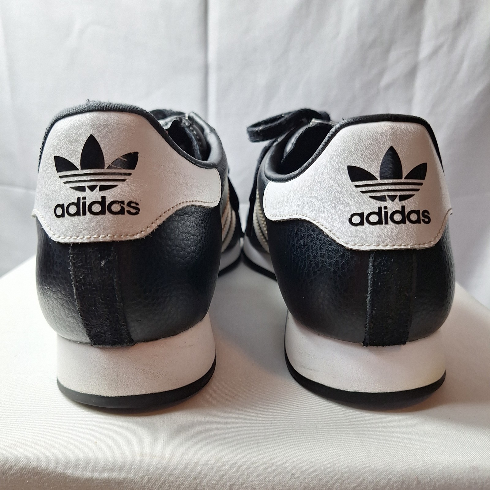ADIDAS Originals Samoa Sneaker Men Sz 10 Black White Suede Toe Cap Retro 90s Y2K image 6