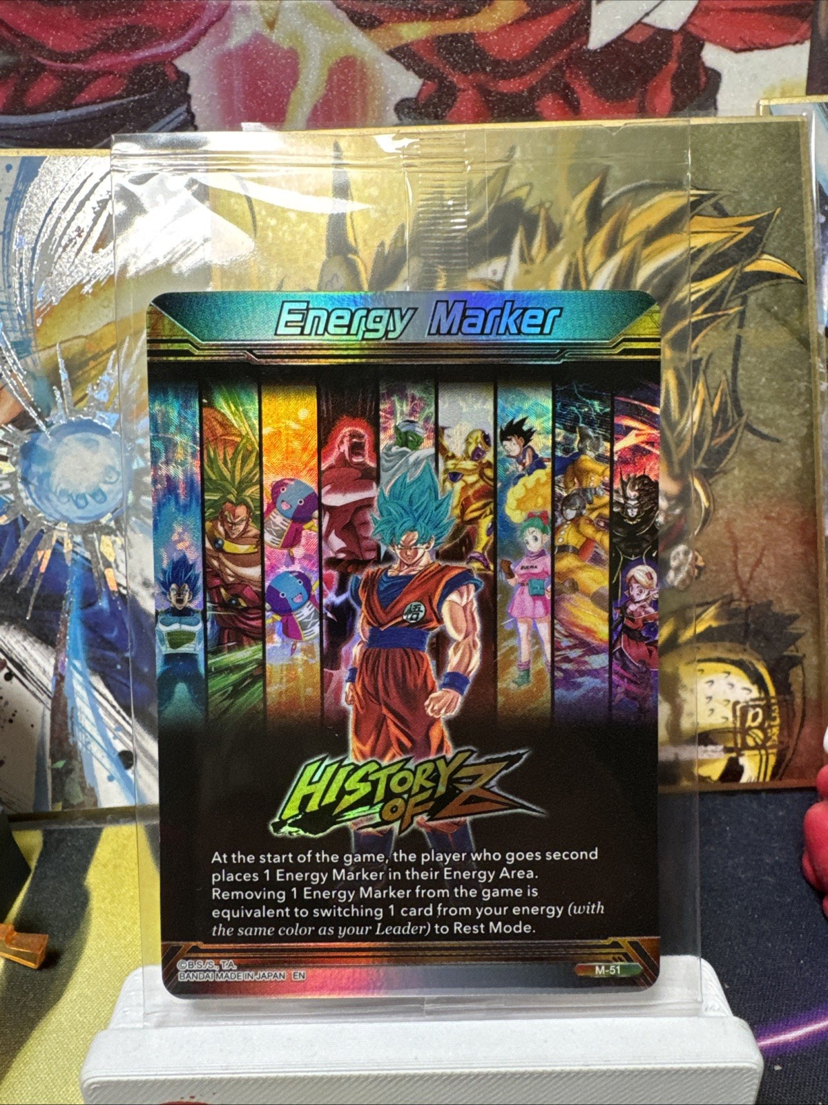 DBS Energy Marker M-51 History Of Z Three Glorious Fighters BT30 Silver Sealed