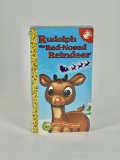 Rudolph the Red-Nosed Reindeer 1964 VHS 1992 SEALED Burl Ives Golden Books CBS
