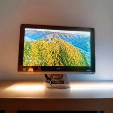 (WORKING) (TESTED) Aspire Acer ZC-700g All-In-One Stand-Alone PC RARE. Unit & AC