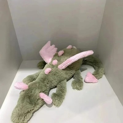 Malachi Dragon - Green/Pink Plush & Cuddly Plush and Warm 50cm