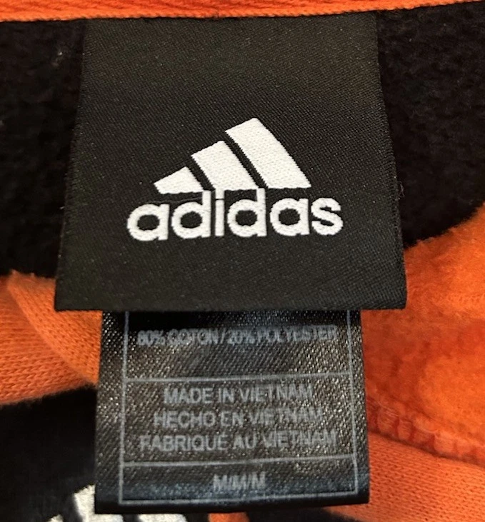 NBA Adidas Charlotte Bobcats Hoodie Sweatshirt Size Medium M Embroidered - Image 3 of 4