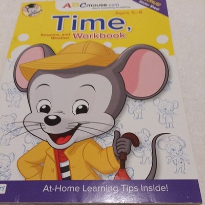 TIME, Seasons, and Weather Workbook with Sticker Sheet, Bendon, Ages 3-8