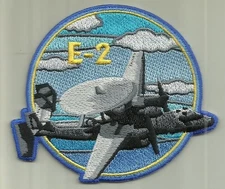 E-2 HAWKEYE SKY AIRCRAFT PATCH U.S.NAVY AIR EARLY WARNING RADAR PILOT USA FLY
