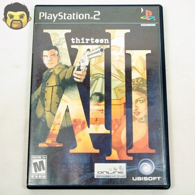 Thirtreen 13 XIII PS2 Game CIB Sony PlayStation 2 2003 Complete with Reg Card