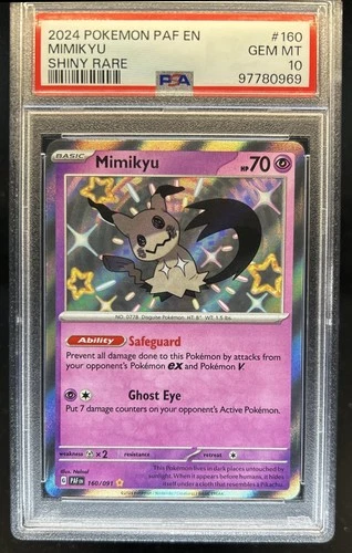 2024 Pokemon Paldean Fates Mimikyu #160/091 PSA 10 GEM MINT