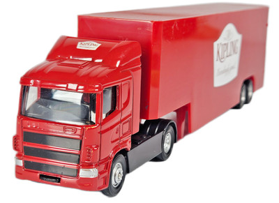 Corgi Scania TY86656 1/76 Scale Mr Kipling Cakes Red Box Trailers Lorry Unboxed.