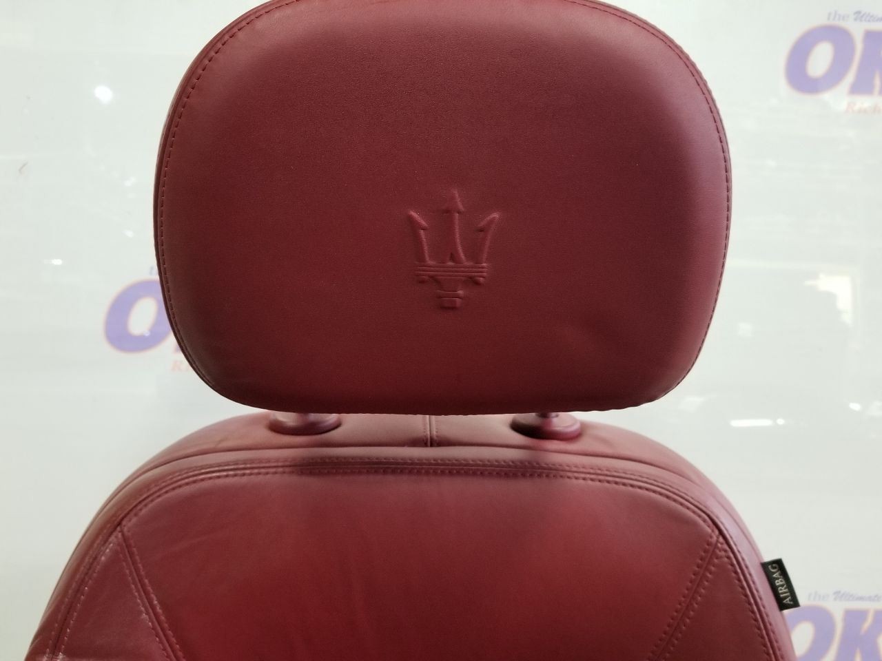 14 2014 MASERATI GHIBLI SQ4 FRONT BUCKET SEAT RED LEATHER LEFT DRIVER SEE IMAGES