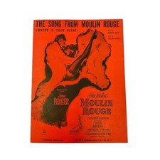 The Song From Moulin Rouge Sheet Music Where Is Your Heart Engvick Auric