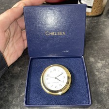 Chelsea Waterfall Paperweight Desk Clock * Working*