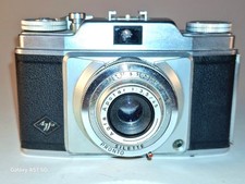 Agfa Silette vintage 35mm film camera with f3.5-16mm 45mm lens Timer flash shoe