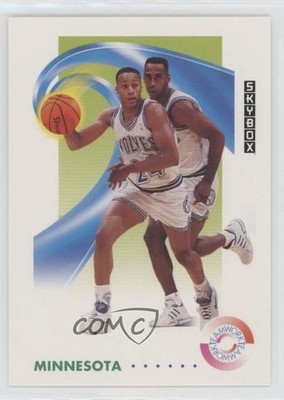 1991-92 Skybox Pooh Richardson Tony Campbell #474 1go2