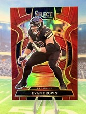 2025 Panini Select Evan Brown Red Prizm /149 Cardinals #25