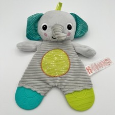 Bright Starts Lovey Security Blanket Plush Elephant Teether Crinkle
