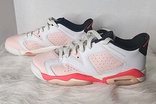 Nike Air Jordan 6 Retro Low GS Atmosphere Infrared 768878-102 GS Sz 6.5Y