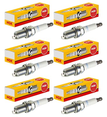 6x NGK Zündkerze für FORD USA Windstar A3 3.0 V6 Mustang C 3.8 Hummer DMC-12