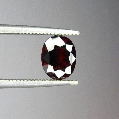 2.3ct IF Red Zircon Natural Earth Mined Unheated Faceted Oval Cambodia