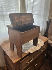 Shinola Shining Cabinet- Wooden Shoe Shine Bo...