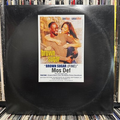 MOS DEF - BROWN SUGAR (FINE) (+REMIX) (12'') 2002  RARE!!  KANYE WEST + MEGAHERTZ