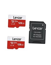 E-Series 128GB Micro SD Card 2 Pack, microSDXC UHS-I Flash Memory 128GB x2