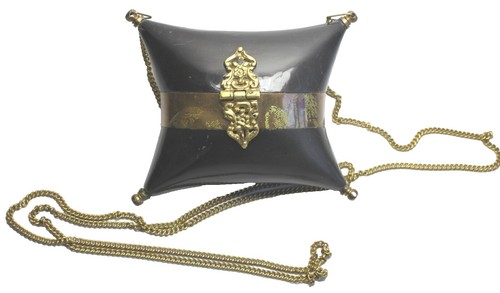 Roebuck London Vintage Pentagram Coffin Purse Wallet Chains  display picture 3