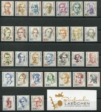 Federal all 31 women of the DM period mint complete West Germany 1955,1956,1397,1614,2014