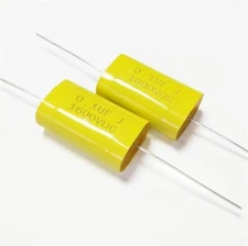 2PCS 1600VDC 0.1uf 104J Audiophiler Axial MKP HIFI Crossover Audio Capacitor