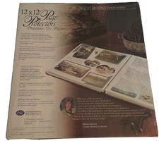 NEW Creative Memories 12x12 Page Protectors 1999 Old Style SEALED Total 16 Pgs