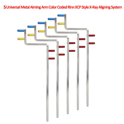 5Pcs Dental Universal Metal Aiming Arm Color For XCP-ORA Positioning sys Set