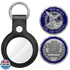 Anwlki St Michael Challenge Coin Saint Michael Archangel Medal Bless Safety R