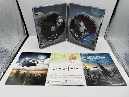 FINAL FANTASY XV DELUXE EDITION, FOR PS4, AUTOGRAPHED BY ACTORS - Picture 7 of 14