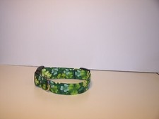 Wet Nose Designs Colorful Ombre Shamrocks Dog Collar St Patricks Day Irish Lucky