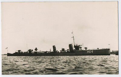 HMS Tenedos Royal Navy Battleship Vintage Photograph G1