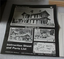 The Silver Pass Collection Granite HO Timberline Models - New in Original Box