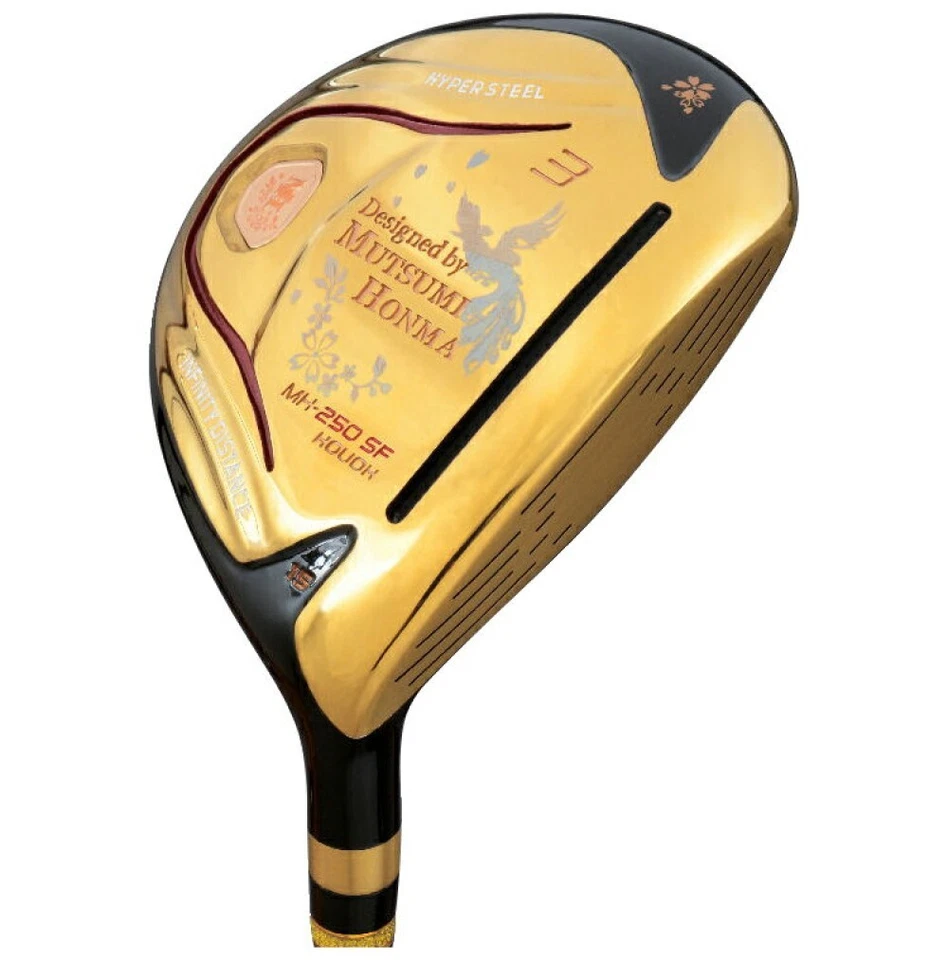 Madera de calle de golf Mutsumi Honma 13 W 30 grados MH250SF grafito flexible regular nuevo Foto 2 de 4