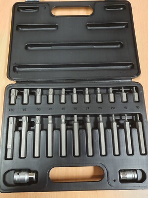 Manipulationssicherer Torx Bit 24-teiliges Set T10 - T60