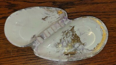 Lane & Co Van Nuys CA* Ashtray* made in 1957 #652. Cream with hints of lavender.
