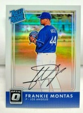 Frankie Montas 2016 Donruss Optic HOLO Prizm RC on-card Autograph Auto #d 64/150