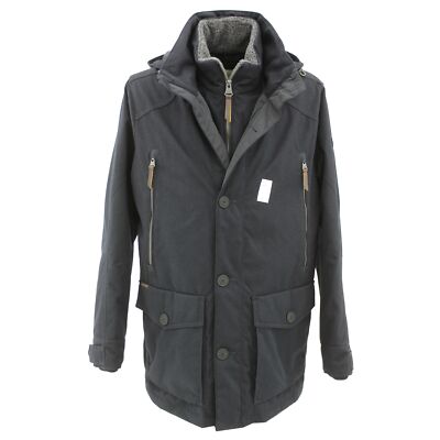 CAMEL ACTIVE Herren Wetter Winterjacke Parka Trenchcoat marineblau