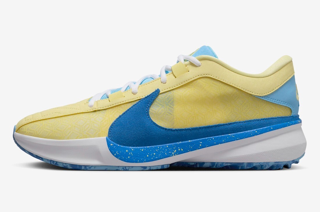 Nike Zoom Freak 5 DX4985-700 Sneaker Men's 10.5 Yellow Basketball Shoes DWA1489