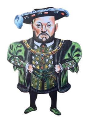 King Henry VIII Magnet - King Henry 8th - King Henry the 8th Magnet - H16-J