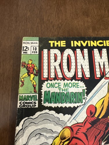 The Invincible Iron Man 10 Iron Man Vs The Mandarin Silver Age 1969 - Picture 3 of 13