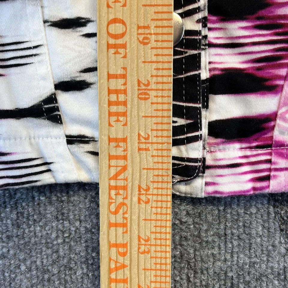 Erin London Blazer Women's Medium Pink Black Button Up Jacket - Image 3 of 4