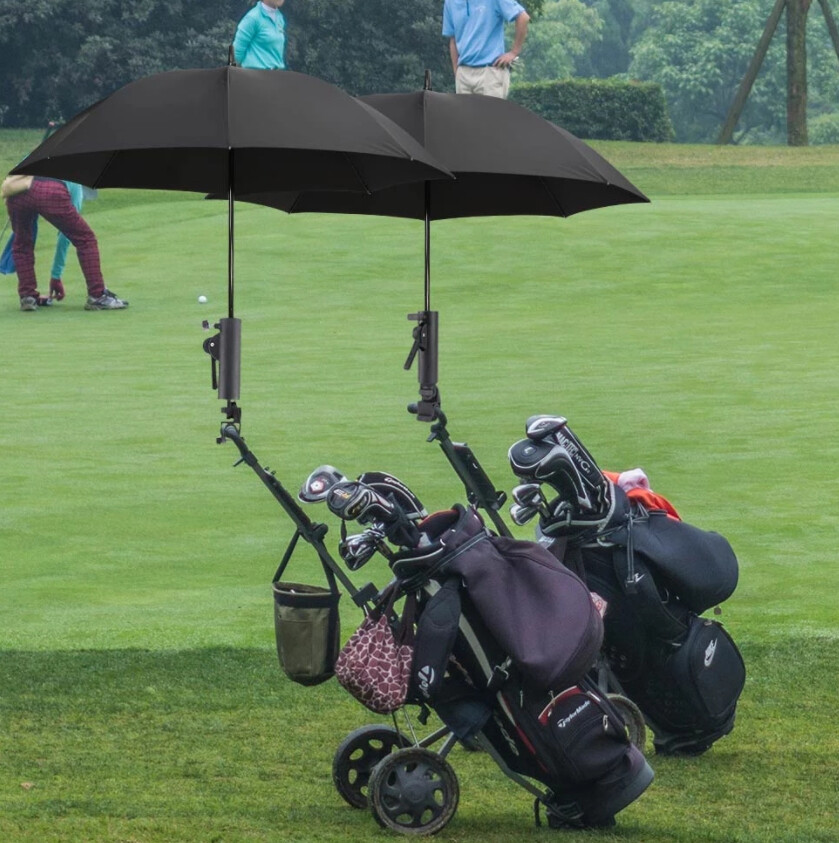 1Pcs Adjustable Golf Umbrella Holder Stand Clamp for Push Cart Stroller Durable