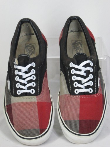 VANS Off Wall noir plaid rouge d'occasion hommes US 10 femmes 11,5 - Photo 1 sur 7