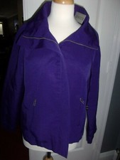 CHICO'S RHEA JACKET PLUM PURPLE SIZE 2 NEW