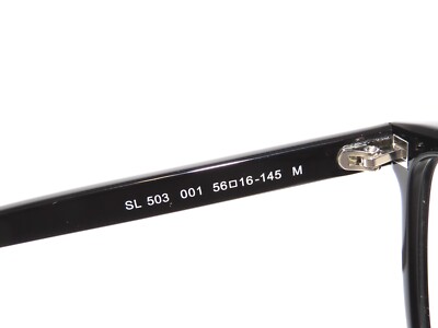 Saint Laurent 503 001 56 Black Eyeglasses SL503 | eBay