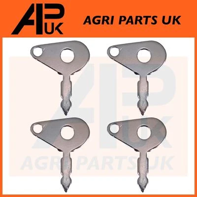 APUK 4x Ignition Switch Spare Key for Leyland Marshall Nuffield Lucas Landini Tractor